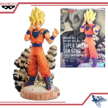 Bandai Dragon Ball Z Joonis Son Goku Super Saiyan Hetkeline Liikumine Ver. PVC Tegevus Joonis DBZ Goku Mudel Mänguasi 13cm