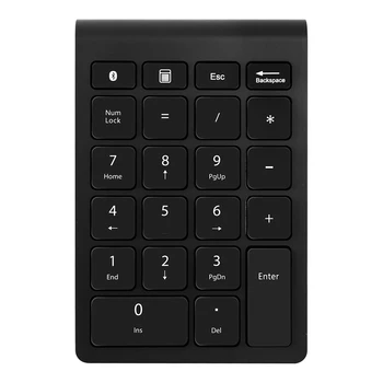 Bluetooth Number Pad, Traadita Bluetooth-22 Võtmed Multi-Function Numbriklaviatuur Laiendused Laptop/Desktop/Tk/Sülearvuti