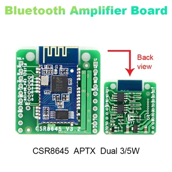 Bluetooth-Võimendi Juhatuse Moodul 5.0 Audio Vastuvõtja CSR8645 APTX Dual 5W Kõlar Heli Võimendi