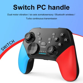 Bluetooth-ühilduva Mängu Töötleja Wireless Gamepad Juhtnuppu Nintendo Switch Pro 6-telje Käepide PC Mobile Telefon
