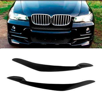 BMW X5 E70 2007-2013 Läikiv Must Kleebis Auto Esi-ja Pesuseade Kulmu Silmalau Sisekujundus Kate