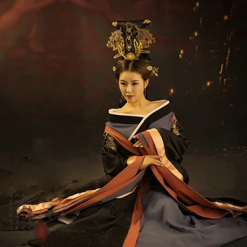 Cang Qiong Zhi Shang Kevadel Näitus Keisrinna Uhke Tang Sobiks Hanfu Kostüüm Temaatiline Fotograafia Kostüüm Hanfu Naistele