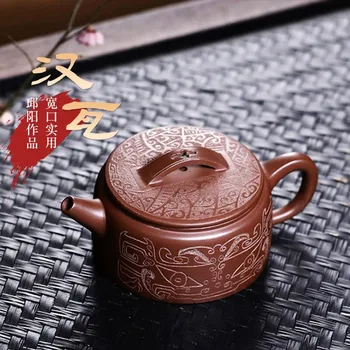 Changtao Zisha Teekann Yixing Töötlemata Või Vana Lilla Savi Teekann Puhas Käsitöö Teekann Kuulus Kogumise Kung Fu Tee Set Zisha Stron