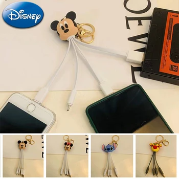 Disney Miki Hiire Koomiks Kaabel Kolm-ühes-kiirlaadimine Aku Kaabel Typec Üks Kolmest Apple Android Ühilduvad