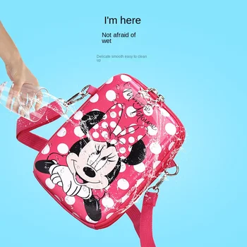Disney Ühine 2023 Uus Mood Tüdruk Oneshoulder Messenger Bag Luksus Brändi Cartoon Tüdruk Mobiiltelefoni Kott Suure Mahutavusega Talje Kott
