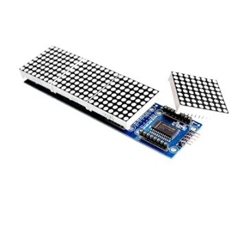Dot Matrix Moodul Arduino Mikrokontrolleri 4 Ühes Ekraan 5P Line