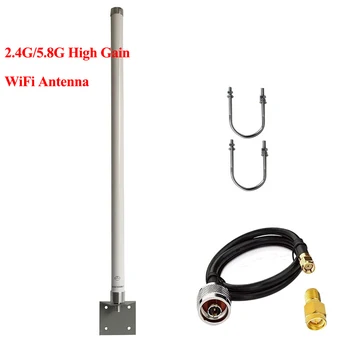 Dual WiFi Antenni RP-SMA Isane Pistik 2,4 GHz, 5 ghz Dual Band Antenn PCI-E WiFi Võrgu Kaart USB WiFi Adapter Wireless