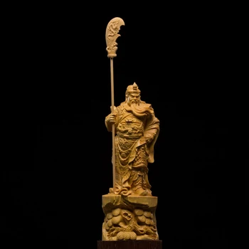 Dynasty Guan Yu Puidust Kujud Kaunistamiseks Käsitöö Seina Hiina Jõulud Kingitus Ajaloolised Tegelased Gong Guan