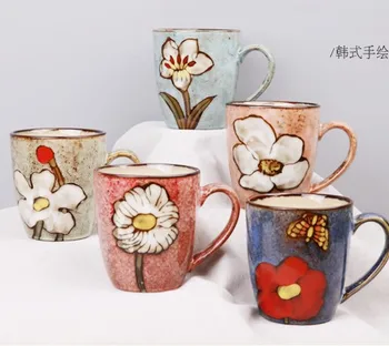 EECAMAIL Ekspordi Briti Jaapani Stiilis Loov Isiksus, Kruus Underglaze Värvi Käsitsi maalitud Lill Cup Cup Lovers