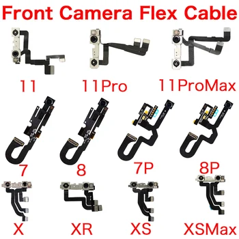 Eesmine Kaamera Flex Kaabel iPhone 7P 7 8 Plus X-XR, XS 11 Pro Max Sõidusuunas Kaamera Sensor Läheduse Tuli Mikrofon