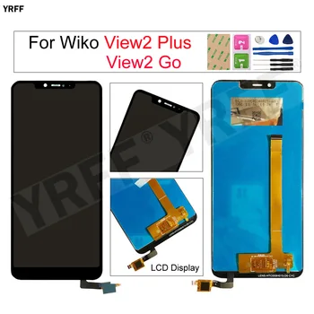 Eest Wiko View 2 Pluss P210 lcd Ekraanid Wiko View2 MINNA LCD Display+Touch Screen Digitizer Assamblee Asendamine