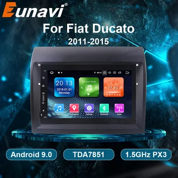 Eunavi Android 9.0 Auto Raadio Multimeedia Mängija, GPS Stereo Fiat Ducato 2011-2015 Citroen Jumper Peugeot Boxer Navigatsiooni 1din