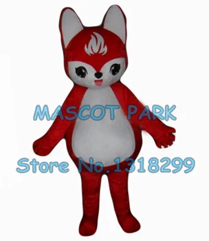 fire fox maskott kostüüm tehase hulgimüügi uus custom täiskasvanud suurus cartoon red fox teema anime cosply kostüümid karnevali 2864