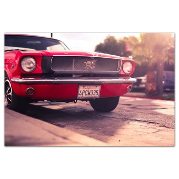 Ford Mustang Plakat Klassikaline Ford Poni Auto Tapeet Lõuendile Maali Seina Art Teenetemärgi elutuba