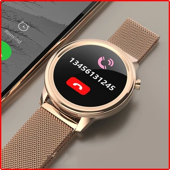 Full Touch Smart Watch Naiste IP68 Veekindel Tüdruk Käevõru Respirate Südame Löögisageduse Monitor Smartwatch Lady IOS Android PK DT88