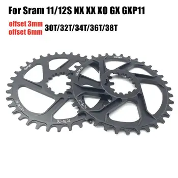 GXP Bike MTB Mountain Bike 30T/32T/34T/36T/38T Crown jalgratta chainring jaoks Sram 11/12S NX XX XO GX GXP11 single disc tray