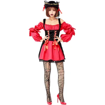 Halloween Pool Karnevali Kostüüm Suur Navigator Punane ja Must Riietus Etapp Kanda