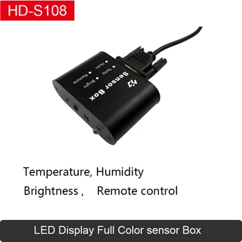 HD-108 Värviline Mitme-funktsioon Kasti Emperature, Niiskus, Heledus ja Kaugjuhtimispuldi Andur Kasti