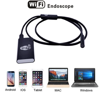 HD 2MP 1080x720 WIFI Endoscope App puldiga 2m