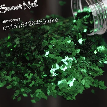 hot müüa Sarmikas, seksikas litrid sädelev teemant küünte kaunistamiseks 3D LEI töö litrid Sügav Roheline B0602