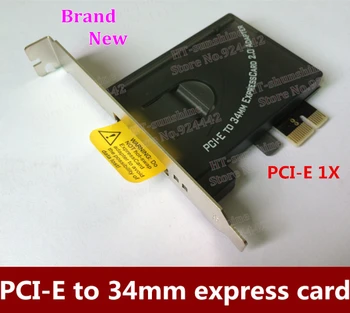 Hot müük 2TK/LOT PCI-E ... 34 mm ExpressCard 2.0 adapter Tasuta shipping