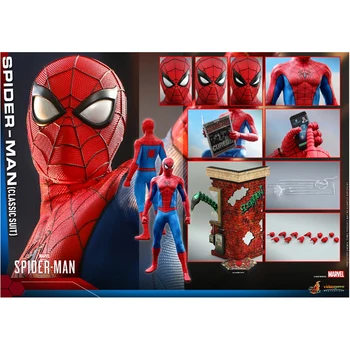 Hottoys Originaal Vgm48 1/6 Marvel Klassikaline Ülikond Spider-Man: Peter Parker Ht Tõeline Kogumise Mudeli Anime, Joonis Tegevus Mänguasjad