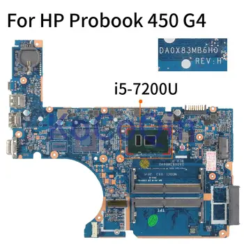HP Probook 440 450 470 G4 I5-7200U Sülearvuti Emaplaadi DA0X83MB6H0 SR2ZU DDR4 Sülearvuti Emaplaadi