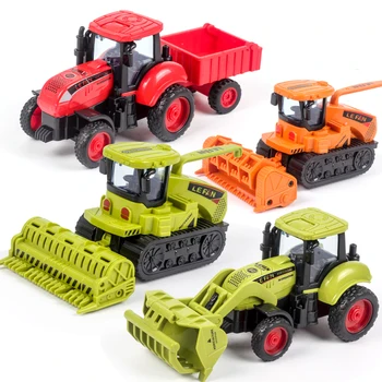 Inertsiaalsed põllumajandustehnika Sõiduki Puit Grabber Traktor Kombain Kuum Mänguasjad Lastele Kingitus
