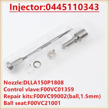 injector repair kit F00VC01359 DLLA150P1808 F00VC21001 F00VC99002 jaoks 0445110343 pihusti tihendi komplektid,täielik tihendi komplekt,tihendikomplekt