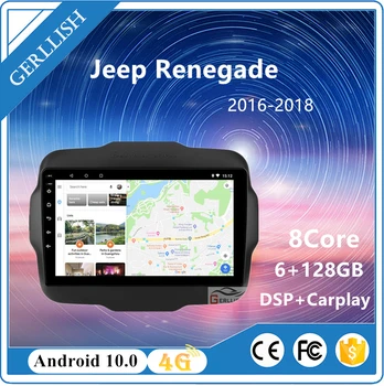 IPS Auto Multimeedia Android Auto Raadio Jeep Renegade 2016 2017 2018 Navi GPS Navigation 4G Stereo-Video-Player ei ole 2din Dvd