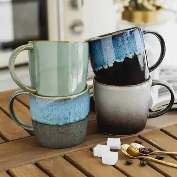 Jaapani Ahju, Pöördus Retro Kohvi Tassi Komplekt Creative Cup Kodu Elutoas Kruus Tee Tassi Keraamilist Tassi Vett