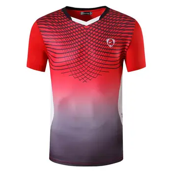 jeansian Spordi Tee Särk Tshirt T-särk Töötab Jõusaal Fitness Treening Jalgpalli Lühikesed Varrukad Dry Fit LSL248 Punane