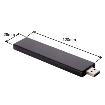 Jimier 17+7pin SSD HDD USB 3.0 Mees Kõvaketta Kassett Drive for Mac Book AIR A1465 A1466 MD223 MD224 MD231 MD213 MD232