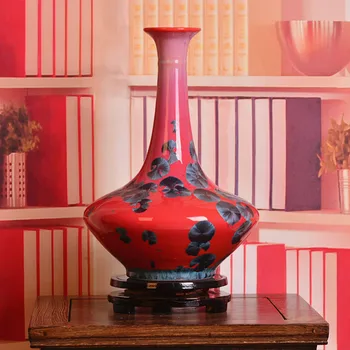 Jingdezhen keraamika värvi glasuur glasuur vaas helmed kaasaegne elutoa sisustus, käsitöö, sisustus