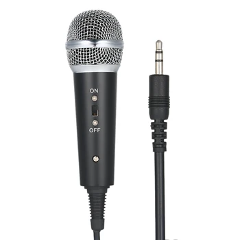 Juhtmega Kondensaator Mikrofon Ring Pihuarvutite Mikrofon Koos Statiivi 3.5 Mm Jack Karaoke Laulmise Poole