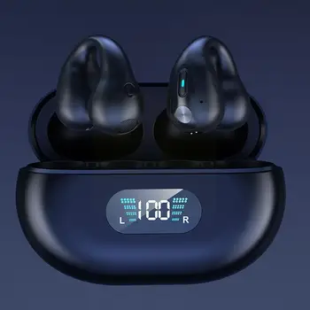 Juhtmeta Kõrvaklapid Bluetooth-5.3 Kõrvaklappide Jaoks Ambie Heli Earcuffs Earbuds Hifi Stereo Sport Veekindel Earhook Mic H6z1
