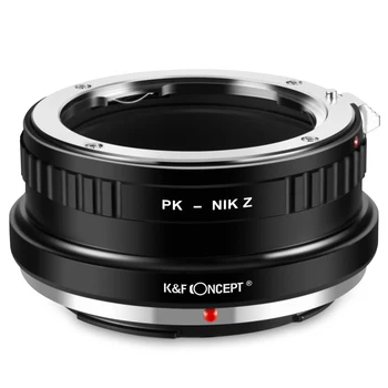 K&F Mõiste Uus Objektiiv, Adapter Pentax PK Mount Objektiivid, et Nikon Z6 Z7 Kaamera Mount Adapter Vask DSLR Tarvikud Asendamine