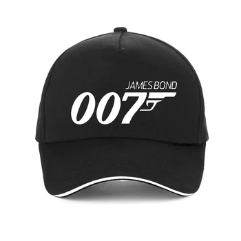 klassikaline film 007 Baseball Cap Värviga Trükitud Meeste ja Naiste Suvine Päike müts Mood James Bond ühise põllumajanduspoliitika Hip-Hop Snapback müts
