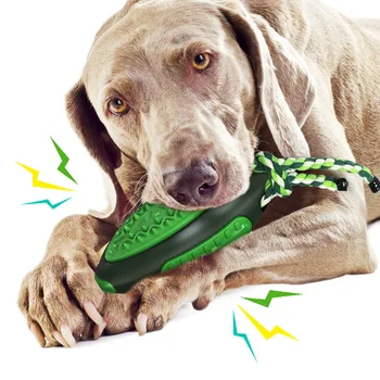 Koera mänguasi Ragbi koeratoitu lekke seade looduslik kautšuk hammas seade masticatory molaarne paindlik mänguasi hammaste puhastamine ravi