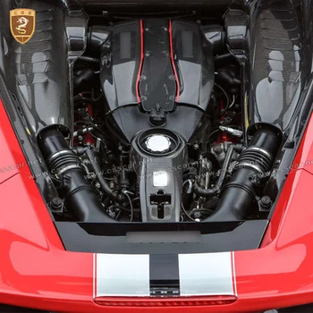 Kuiv Carbon Fiber Puhul Ferrari 488 GTB Spider Spyder Mootori Kate Kaunistamiseks Auto Tuning Välisilme Tarvikud