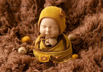 Käsitöö kudumise müts varras varda vastsündinud fotograafia rekvisiidid beebi fotostuudio pildistamine tarvikud