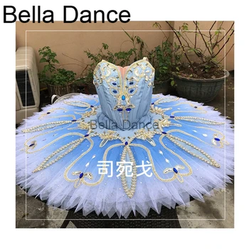 Kõrge kvaliteediga BlueBird Muutus Ballet Tutu Naiste Professionaalset Pallter Ballett Kostüümid Tutu Tüdrukud Klassikalise Pannkook Tutu BT4014