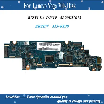 Kõrge kvaliteediga FRU 5B20K57013 BIZY1 LA-D131P Lenovo Jooga 700-11isk 11.6 tolline sülearvuti emaplaadi SR2EN M3-6Y30 100% testitud