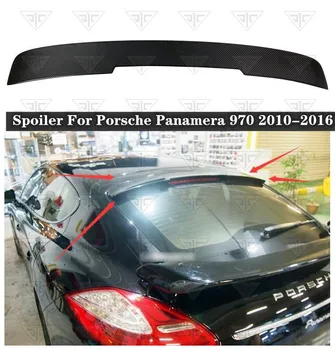 Kõrge Kvaliteediga Süsinikkiust Tagumine Pagasiruumi, Katuse Spoiler Splitter For Porsche Panamera 970 2010 2011 2012 2013 2014 2015 2016