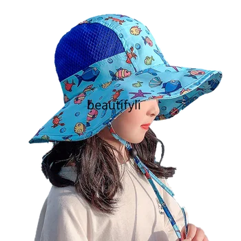 LBX Laste Päike Müts Suvel UV Kaitse Hingav Suur Nokk Kopp Müts Väljas