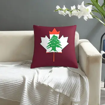 Liibanoni Lipu Kanada Maple Leaf padjapüür trükitud padi diivan talje padi, padja kate