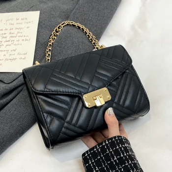 Luksuslikud Käekotid, Naiste Kotid Disainer Võre Naiste õlakott Brändi Must Crossbody Kotid Tüdrukute Ketid Messenger Bag Sac