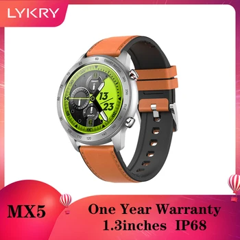 LYKRY MX5 Smart Watch Mehed Kohandatud Dial IP68 Veekindel Sport Smartwatch Muusika BT Kõne Taasesituse Kellad GT2 Android ja ios