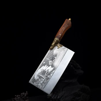 Lõikamise nuga Longquan käsitsi sepistatud köök nuga liha pood lõigatud kana, pardi, kala luu nuga koka nuga kaubanduslik noad