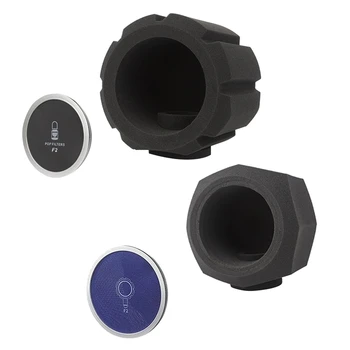 Mikrofoni Tuule-Shield Vaht Katta Filter, Akustiline Filter Helisalvestusstuudiote Mikrofonid,Kõige Mikrofonid